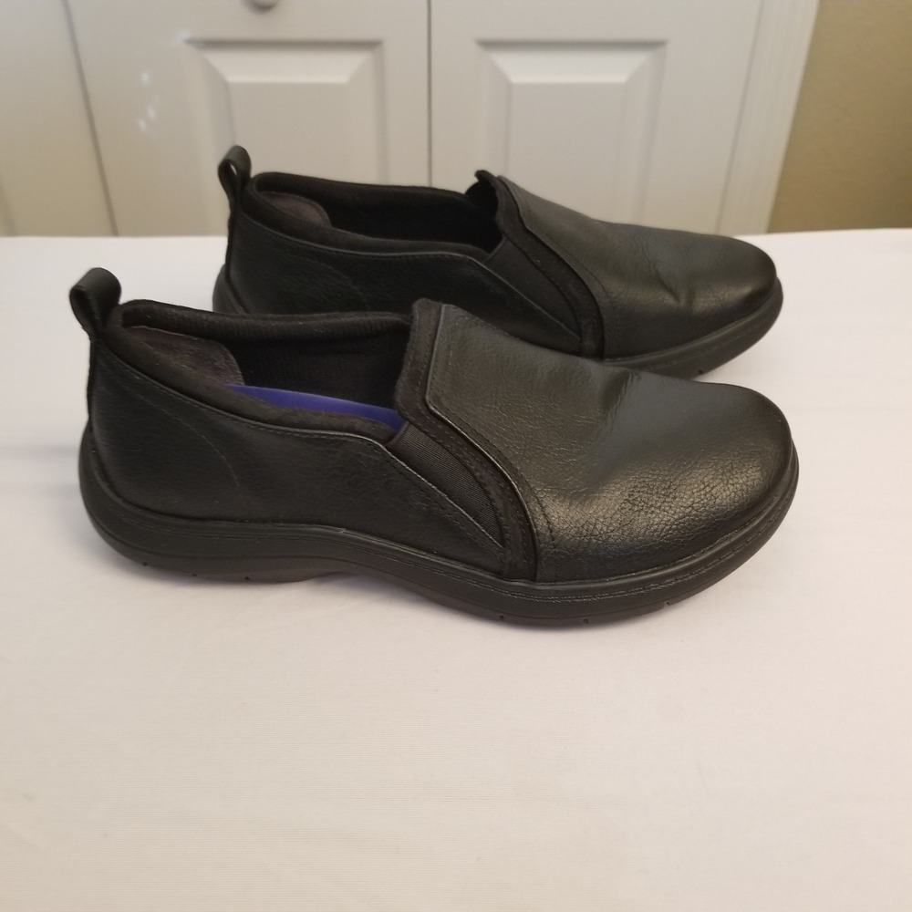Dr.Scholls Careers Womens Black Slip On Comfort Loafers Shoes Size 6W